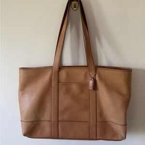 Coach Brown Leather Signature Bag